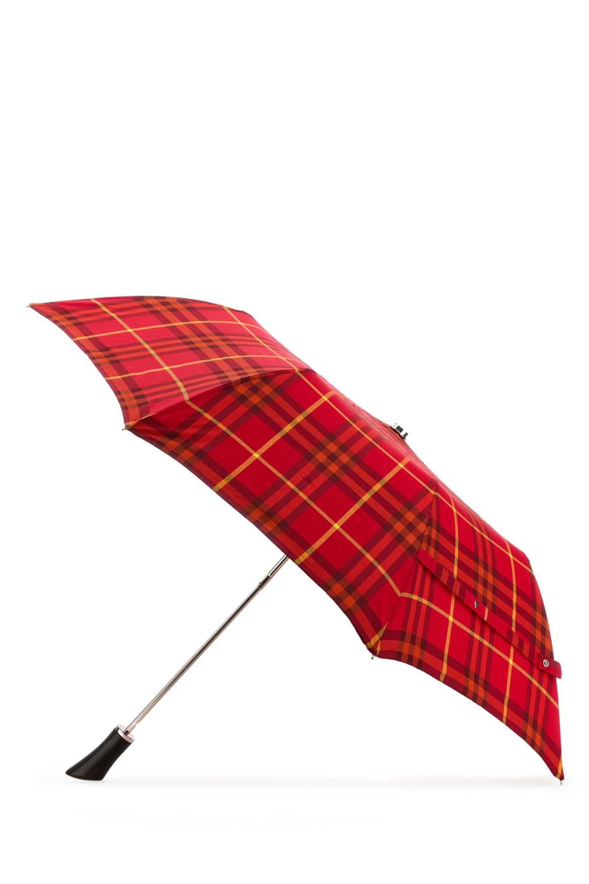 BURBERRY Stylish Printed Fabric Umbrella