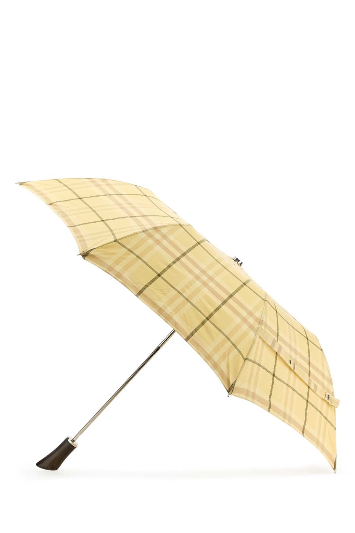 BURBERRY Stylish Printed Fabric Umbrella