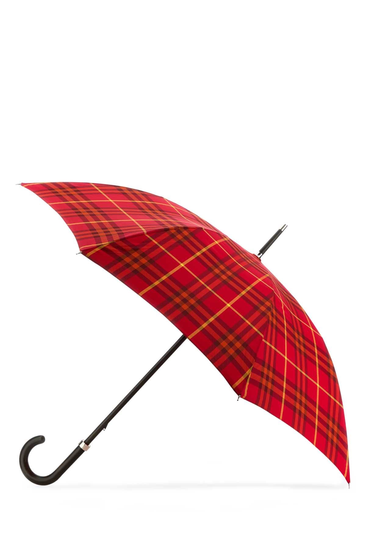 BURBERRY Embroidered Nylon Blend Mini Umbrella