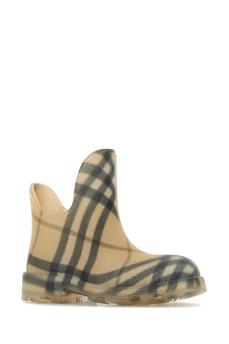 BURBERRY Stylish Printed Rubber Ankle Boots for Women