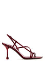 JIMMY CHOO Elevate Your Style with 80mm Red Leather Etana Sandals