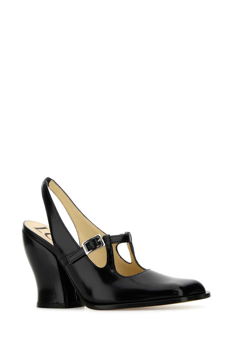 LOEWE Elegant Leather Onda Pumps with 9 cm Heel