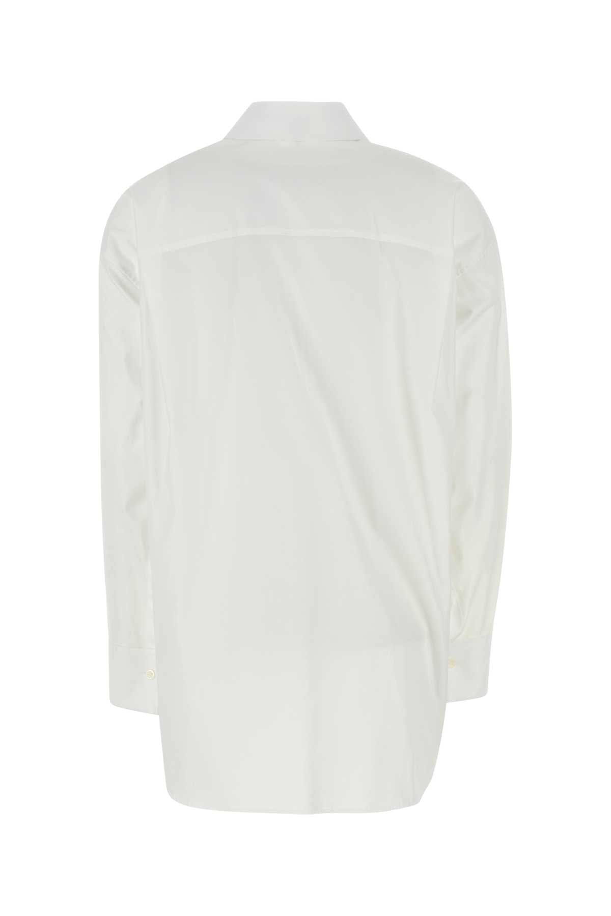 LOEWE Chic White Poplin Shirt for Women