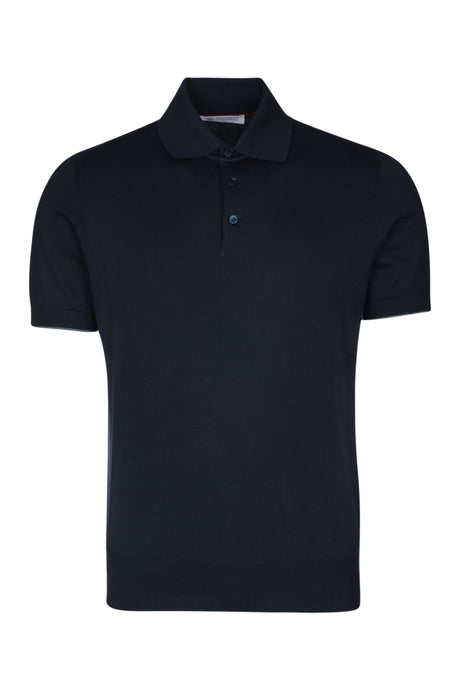 BRUNELLO CUCINELLI Short Sleeve Polo Shirt