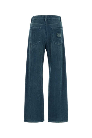 MIU MIU Air Force Corduroy Pants for Women - Spring 2025 Edition