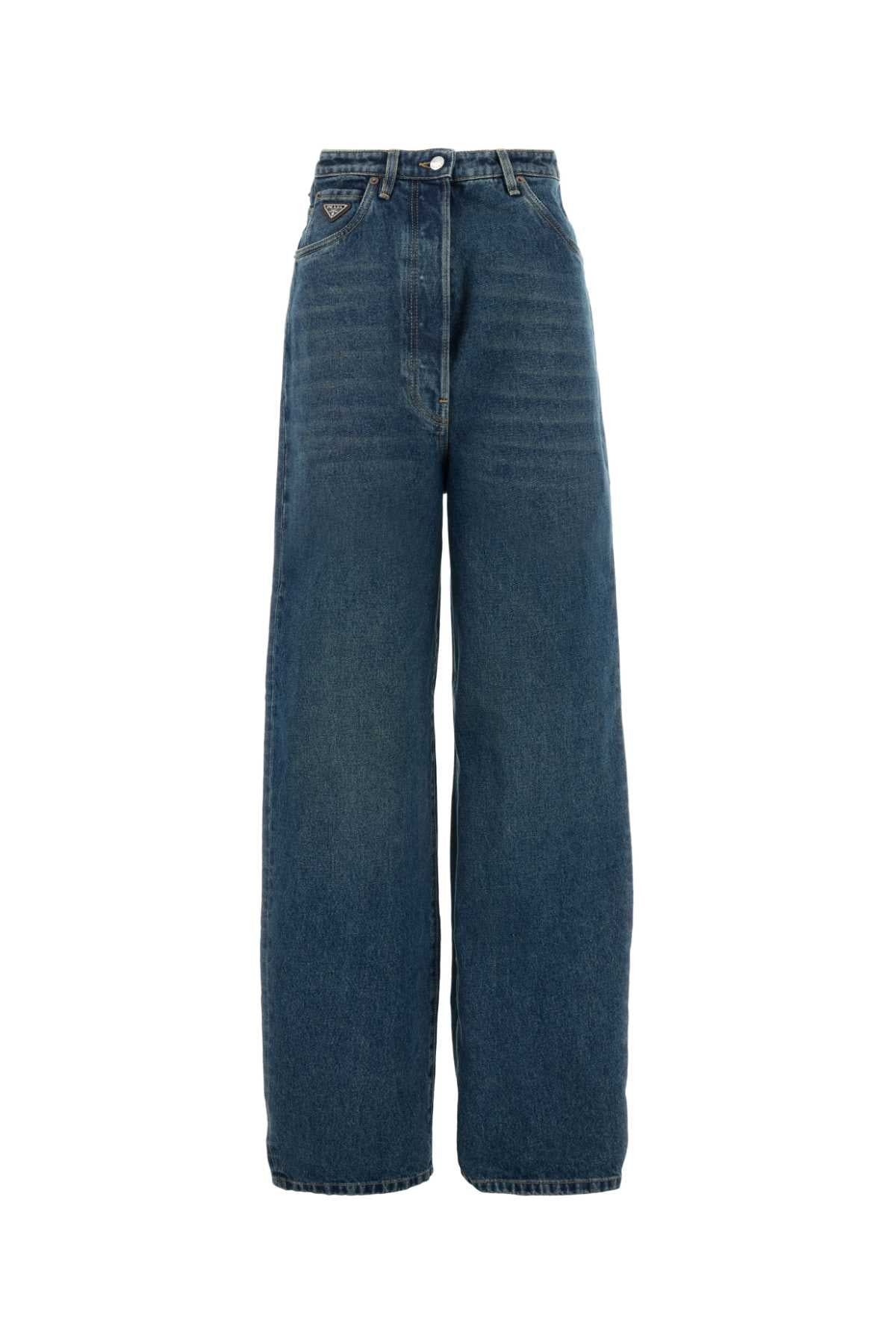 PRADA Wide-Leg Denim Jeans