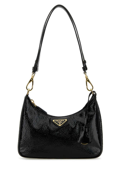 PRADA Mini Black Re-Edition Shoulder Handbag