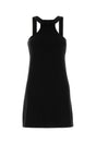 PRADA Chic Black Wool Mini Dress