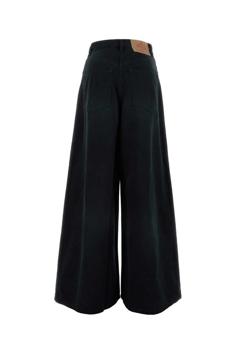 PRADA Wide-Leg Black Denim Jeans for Women