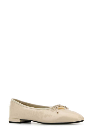 PRADA Elegant Leather Mini Ballerinas for Women