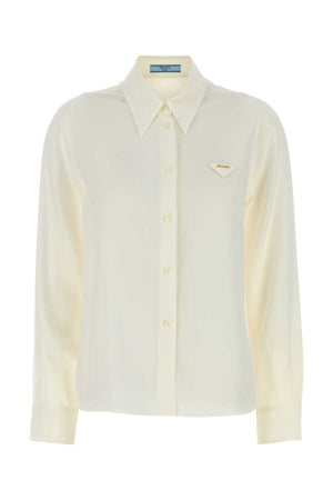 PRADA Elegant Silk Button-Up Shirt for Women