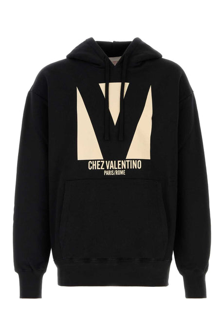 VALENTINO GARAVANI Classic Cotton Sweatshirt for Men - Black