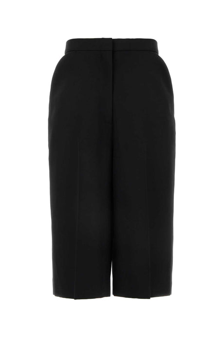 GIVENCHY Chic Black Wool Bermuda Shorts for Women