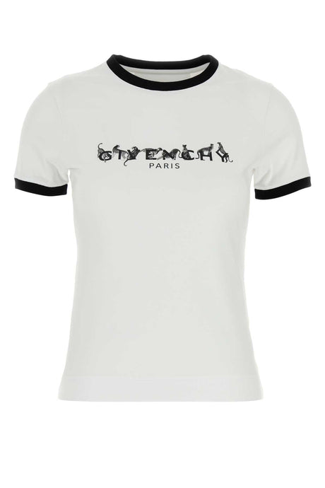 GIVENCHY Classic Stretch Cotton T-Shirt for Women - Size Options Available