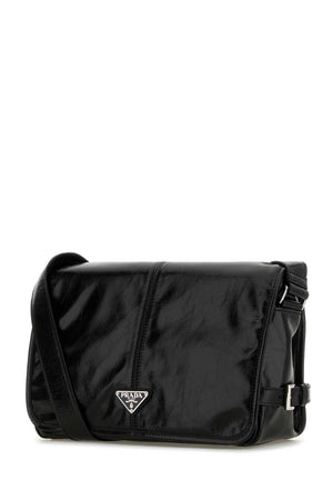 PRADA Mini Black Leather Crossbody Handbag