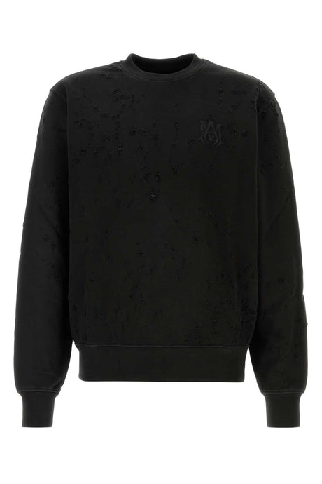 AMIRI Classic Black Cotton Sweatshirt for Men