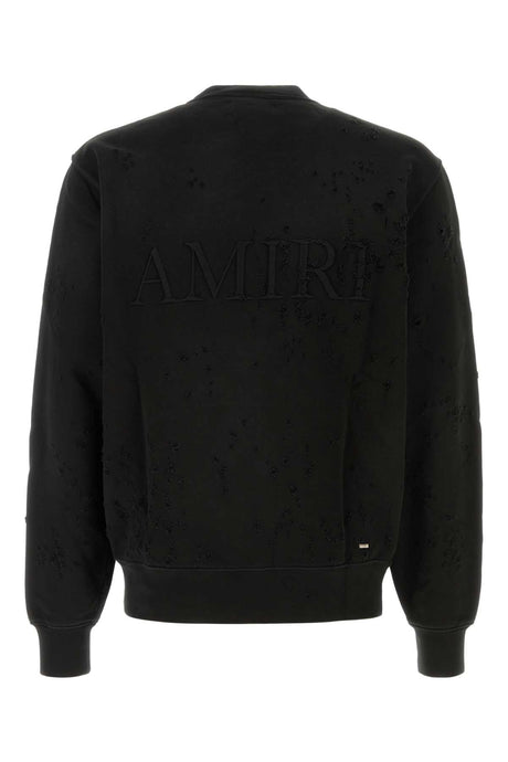 AMIRI Classic Black Cotton Sweatshirt for Men