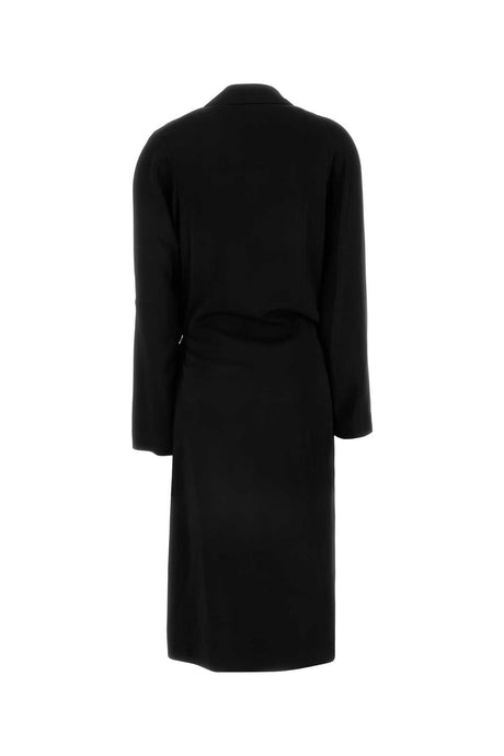 LOEWE Black Stretch Cady Mini Dress