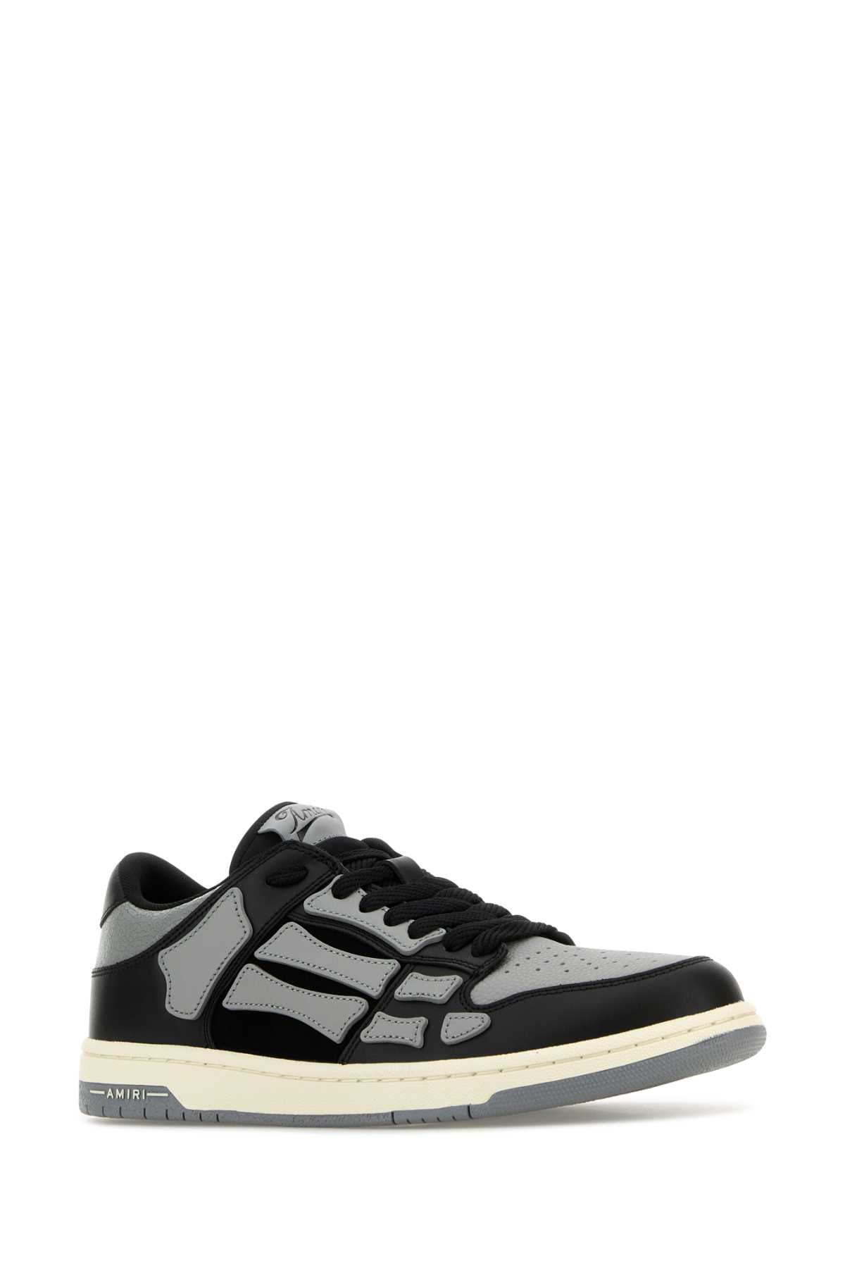 AMIRI Two-tone Leather Skel Sneakers for Men