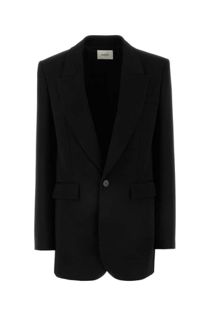 SAINT LAURENT Classic Black Wool Blazer for Women