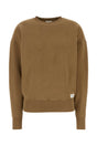 SAINT LAURENT Cotton Sweatshirt in Camel for Women