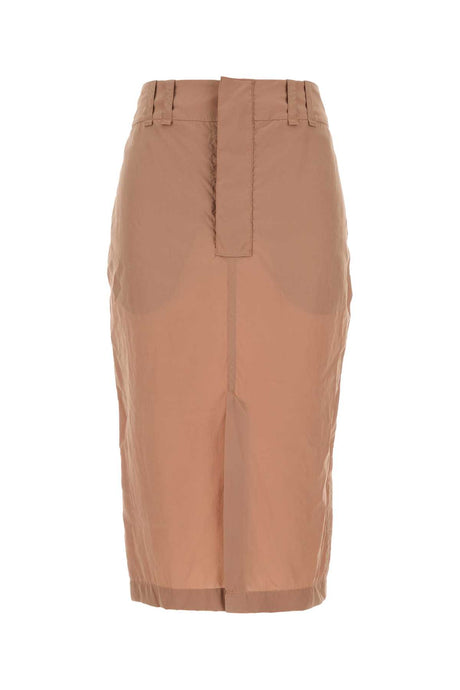 SAINT LAURENT Silk Mini Crepe Skirt for Women