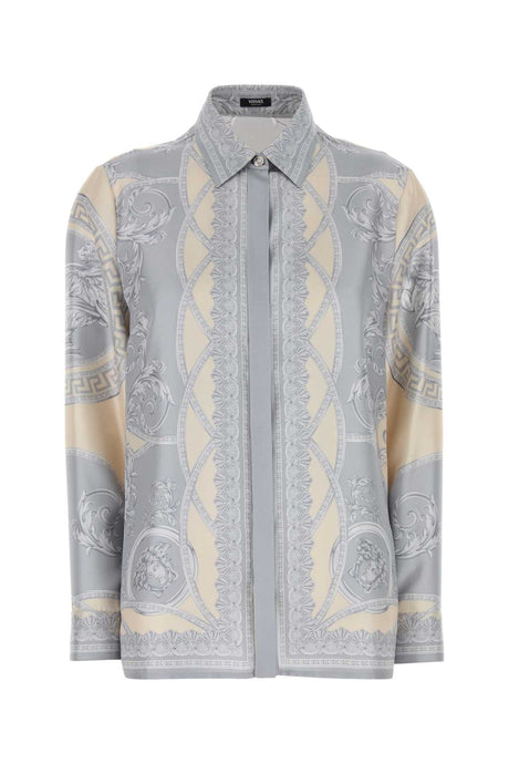 VERSACE Silk Printed Shirt for Women - 25S