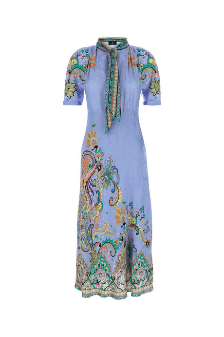 ETRO Elegant Printed Satin Mini Dress for Women