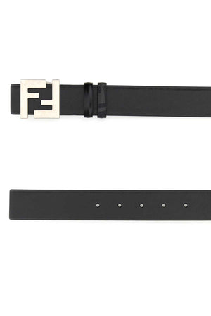 FENDI Reversible Leather Belt - Height 3.5 cm