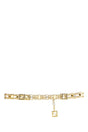 FENDI Golden Metal FF Mini Belt - Height 3 cm