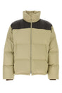 BOTTEGA VENETA Beige Poplin Down Jacket for Men - Stylish Outerwear