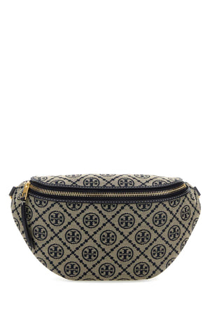 TORY BURCH Embroidered Canvas Belt Handbag - 21 cm x 13.5 cm x 7 cm