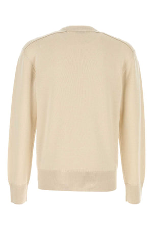 BURBERRY Classic Sand Wool Sweater for Men