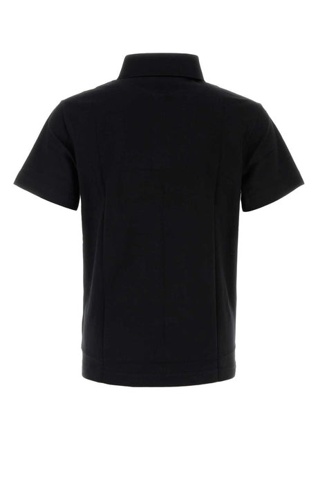 BURBERRY Classic Black Piquet Polo Shirt