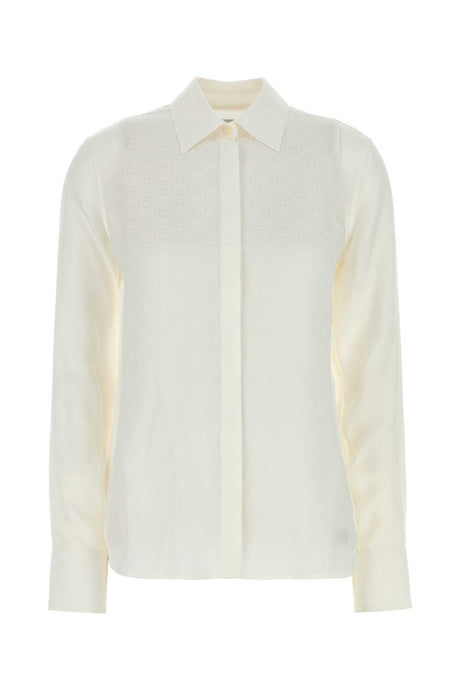 SALVATORE FERRAGAMO Elegant Silk Shirt for Women - Size Available