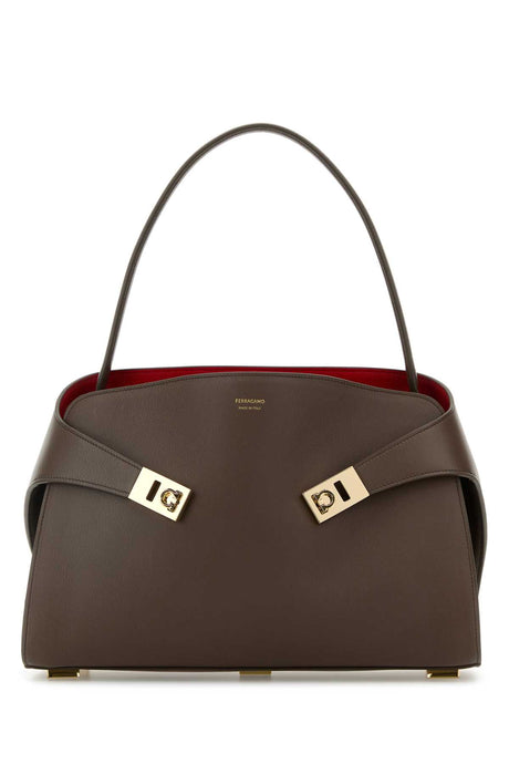 Ferragamo Medium Hug Soft Shoulder Handbag - 34 cm Width