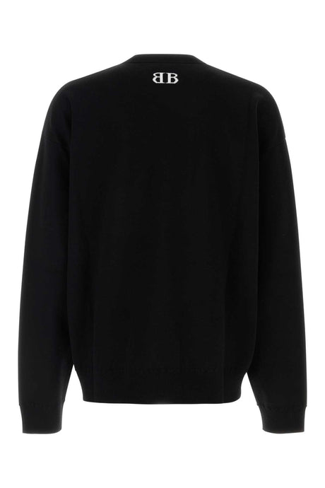 BALENCIAGA Oversize Wool Blend Sweater for All Seasons