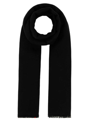 GUCCI Luxurious Black Silk Blend Scarf (180 cm x 70 cm)