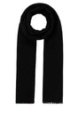 GUCCI Luxurious Black Silk Blend Scarf (180 cm x 70 cm)