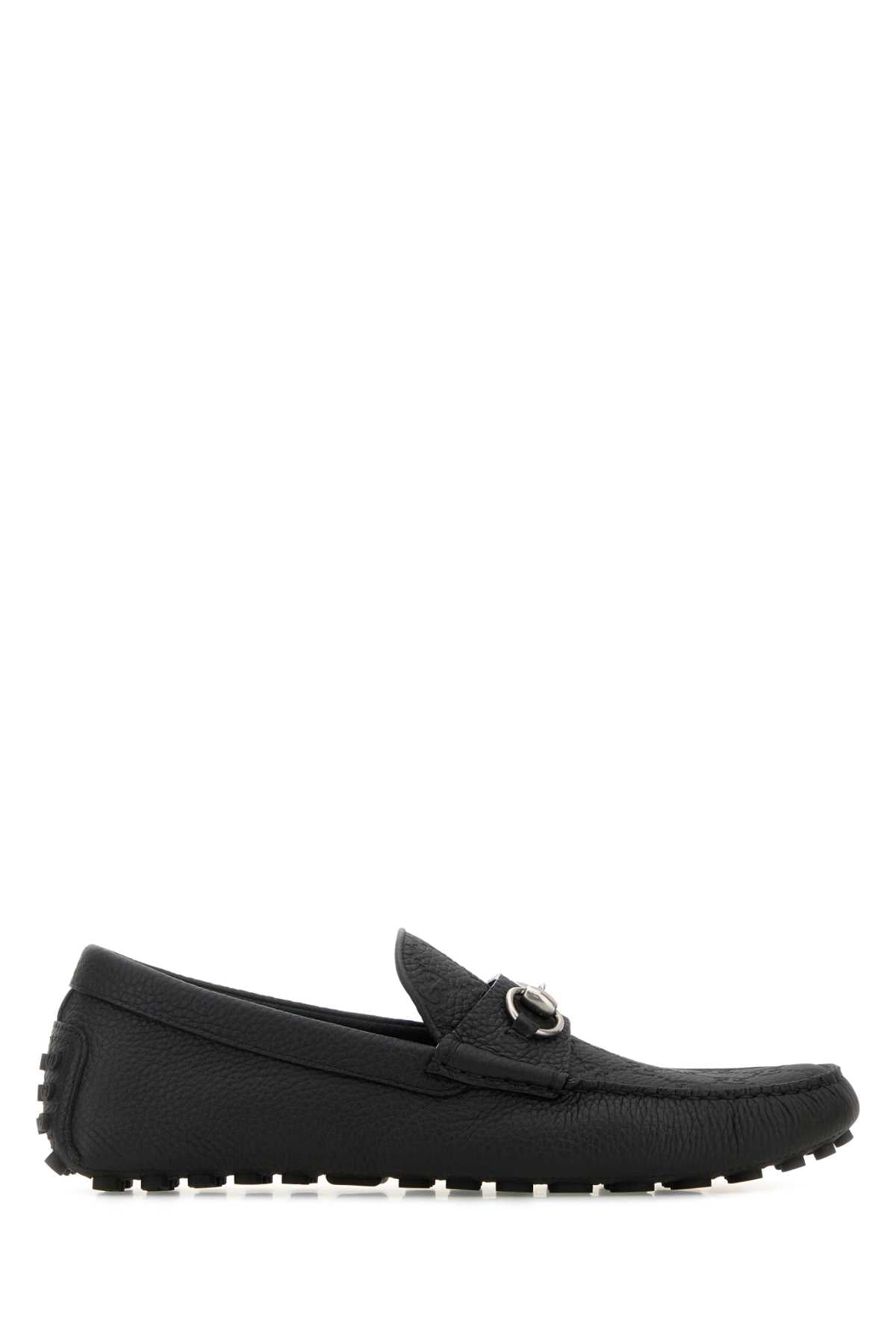 GUCCI Classic Leather Driver Loafers for Men