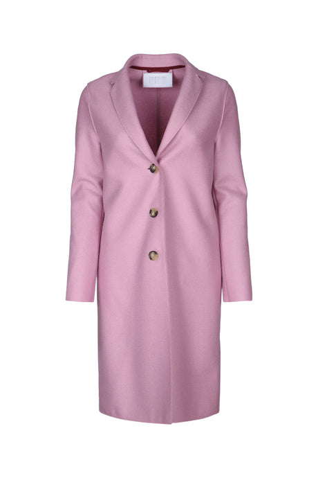 HARRIS WHARF LONDON Women's Light Pressed Wool Overcoat