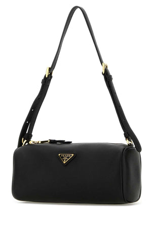 PRADA Mini Black Leather Shoulder Handbag