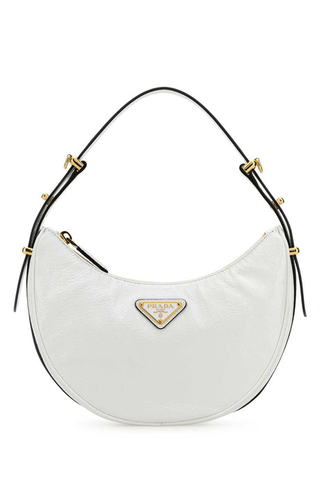 PRADA Mini Handbag with Golden Metal Accents