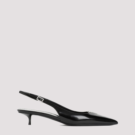 SAINT LAURENT Quarida Mini Pump - Stylish Leather Elegance