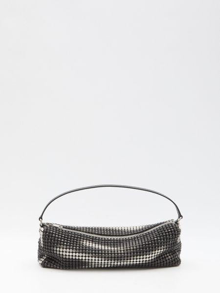 ALEXANDER WANG Heiress Mini Crystal Mesh Shopper