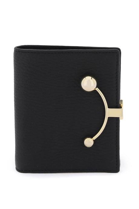 STRATHBERRY Mini Crescent Wallet in Luxurious Calfskin