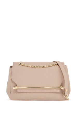 STRATHBERRY Mini Horizontal Handbag in Oat with Gold Metal Detail