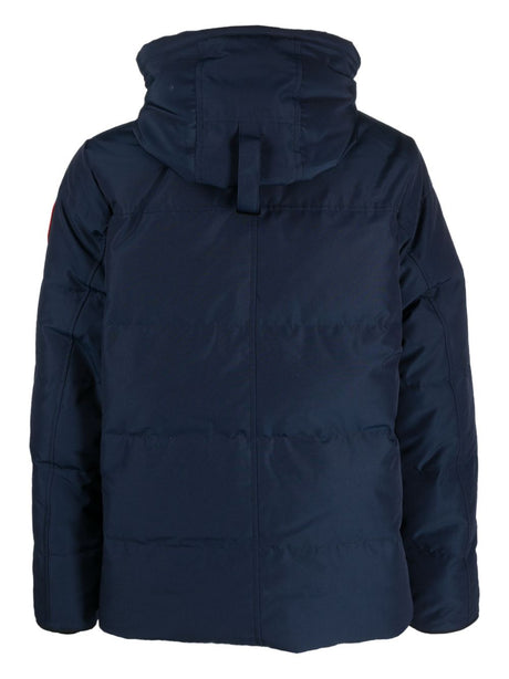 CANADA GOOSE Navy Blue Padded Hooded Jacket for Men | Fall/Winter 2023