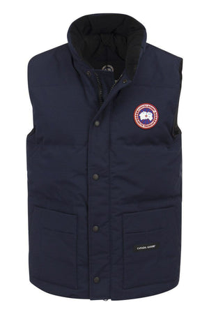 CANADA GOOSE Contemporary Down-Filled Sleeveless Jacket with Longer Hem