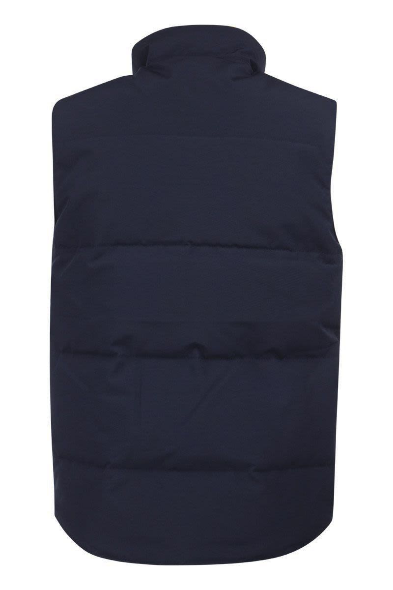 CANADA GOOSE Contemporary Down-Filled Sleeveless Jacket with Longer Hem